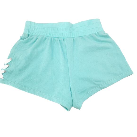2/$30 FORTUNE Swimwear Shorts Size S Teal Green Violetta Side Lace Up Short - Picture 6 of 7